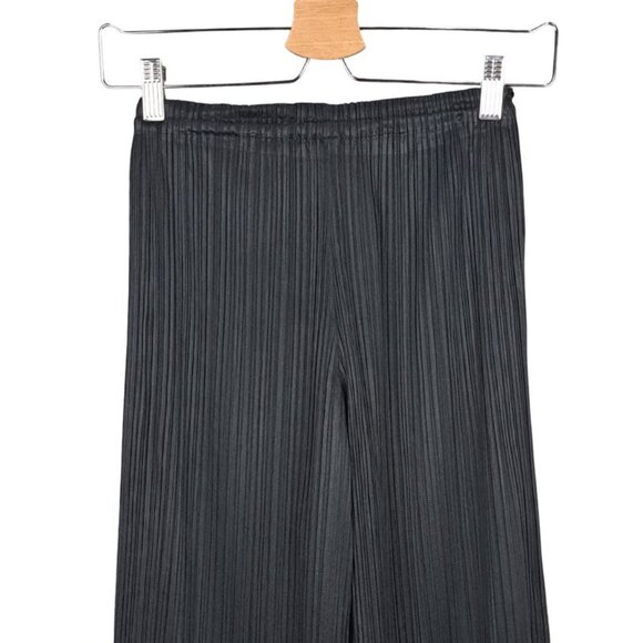 Pleats Please by Issey Miyake Black Pants EUC Size 1 - Picture 4 of 9